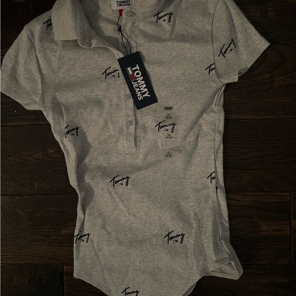 Tommy Hilfiger Collared Bodysuit - Picture 1 of 3
